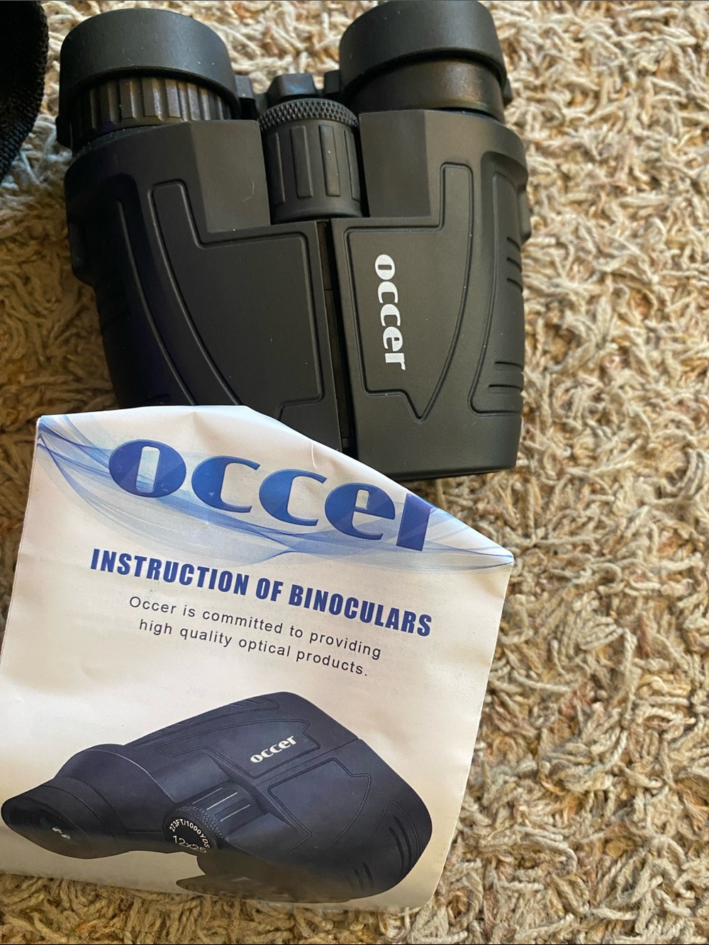 Occer Compact Black Binoculars